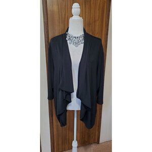 JMS EASY DRESSING VOLERO BLACK 3/4 SLEEVE  POLY/SPANDEX  SIZE 3X